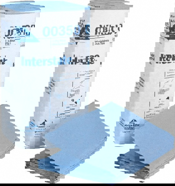 Two-Ply Singlefold Auto Care Paper Wipers, 9.5 x 10.5, Blue, 250/Pack, 9 Packs/Carton